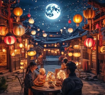 月亮迷人的中秋营销方案，让顾客感受到中秋的浪漫与吸引力