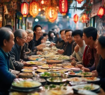 上海食堂，天伦之乐与美食的完美结合